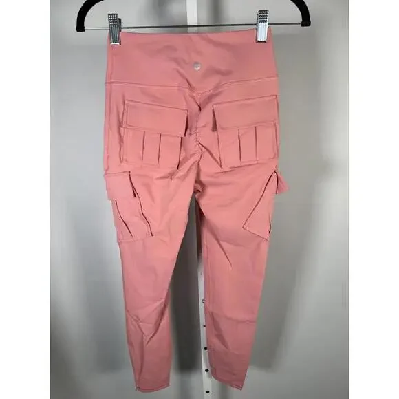 NWT Halara DayStretch High Waisted Cargo Pocket Skinny Yoga Leggings 7/8 Size XS - Picture 6 of 9